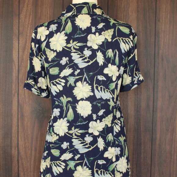 Vintage 1980s 1990s Pants and Top, Clio Two Piece Hawaiian Floral Print Set - Picture 8 of 10